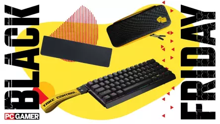 На Черную пятницу Wooting дарит дорожный чехол и подставку для запястий при покупке клавиатуры Wooting 60HE+ — выбора профессиональных геймеров.