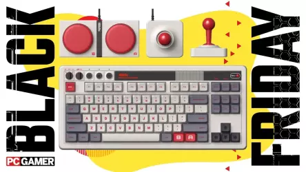Эта игровая клавиатура в стиле Nintendo на распродаже в честь Черной пятницы поразила меня своей выгодной ценой.