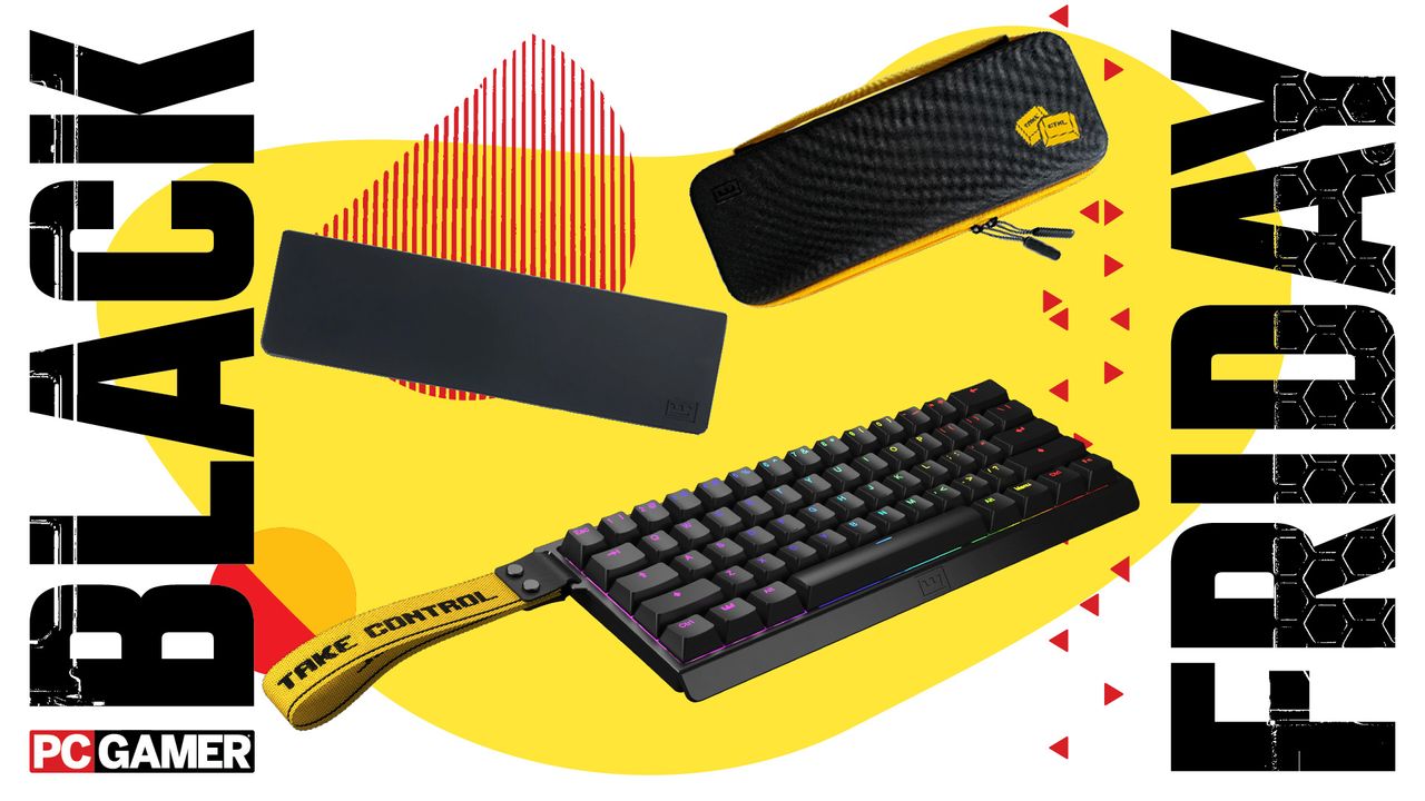 На Черную пятницу Wooting дарит дорожный чехол и подставку для запястий при покупке клавиатуры Wooting 60HE+ — выбора профессиональных геймеров.