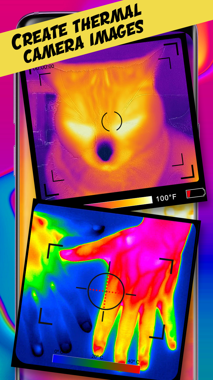 Программа тепловизор на android. Thermal Camera Simulated. Имитатор Постер. Тепловое видение. Thermal Vision APK.